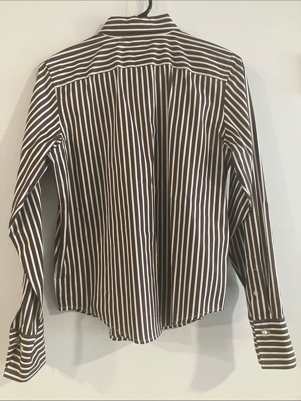LAUREN RALPH LAUREN EASY CARE STRIPED BUTTON DOWN LONG SLEEVE SHIRT SIZE S - Picture 6 of 10